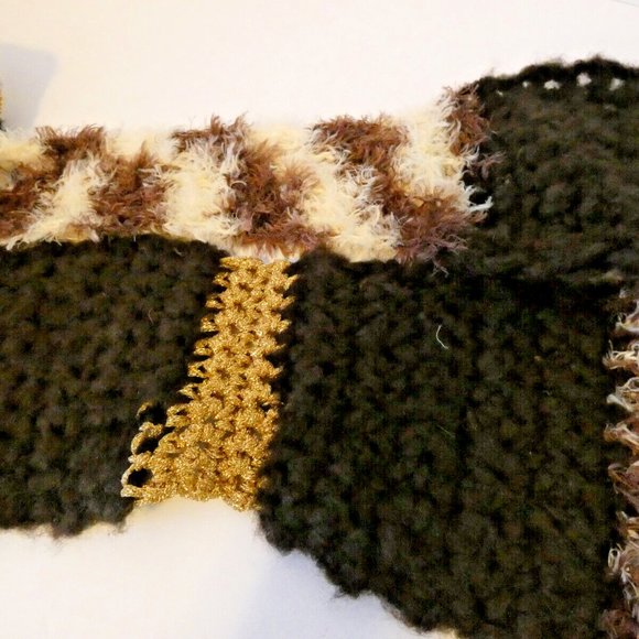 OOAK Scarf 105x5 Extra Long Unique Handmade Crochet Knit Men Women Winter NWT - Picture 9 of 10